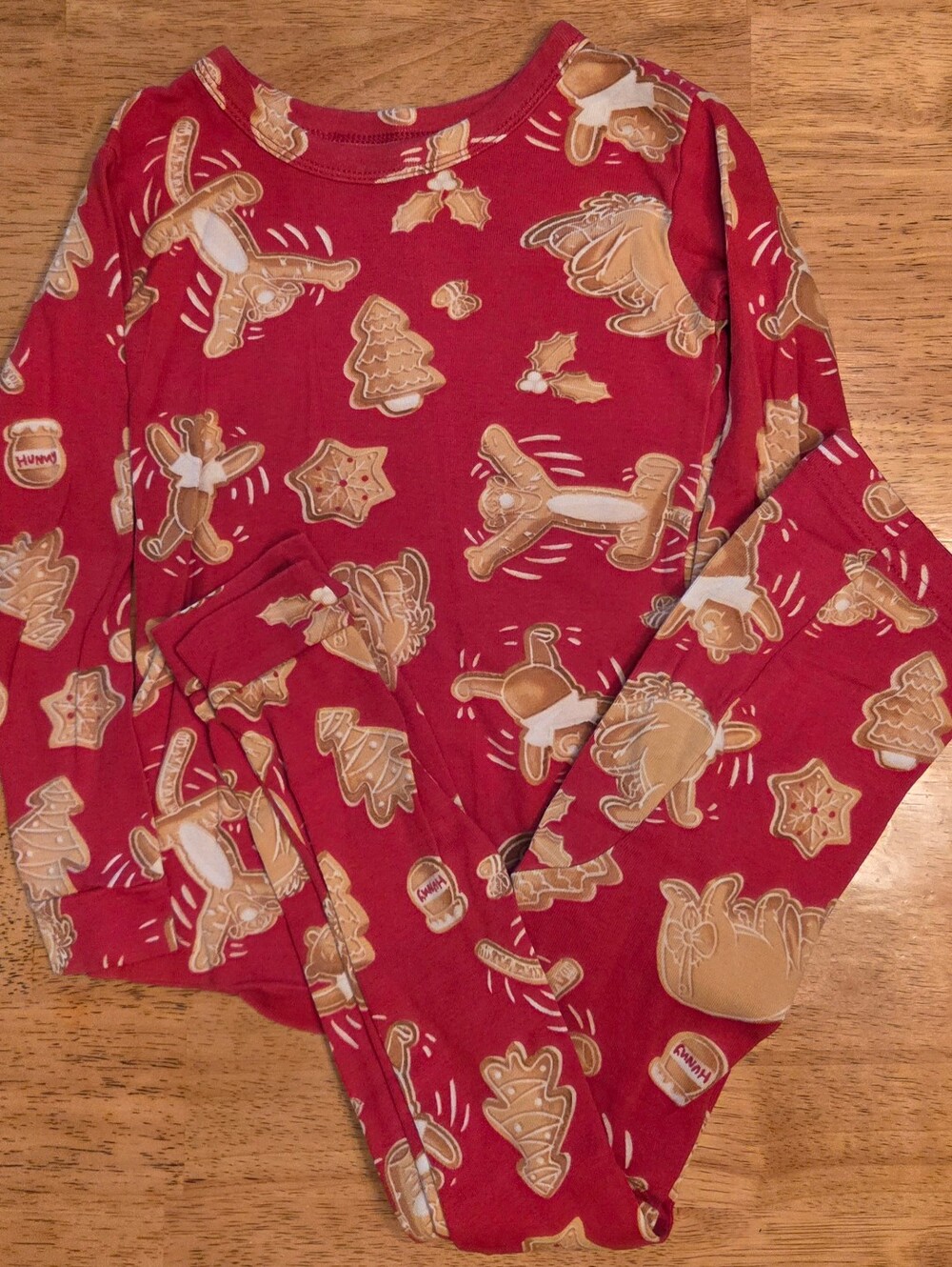 GAP Winnie The Pooh Gingerbread Cookie Pajama Set